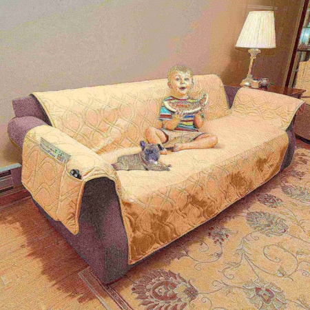 Pet Adobe Couch Cover- 100% Waterproof, Tan 497788PWK